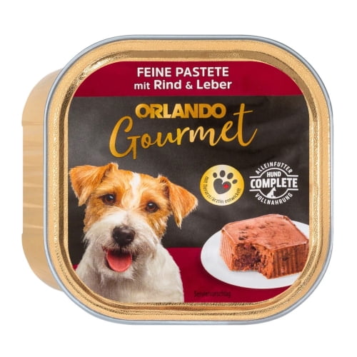 ORLANDO Gourmet Feine Pastete Rind & Leber