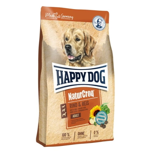 Happy Dog NaturCroq Rind & Reis Adult