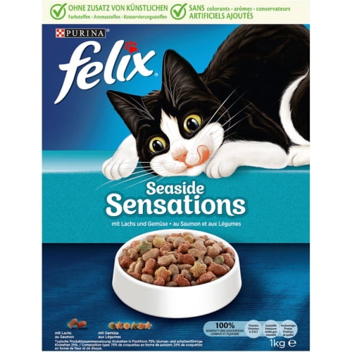 FELIX Sensations Seaside mit Lachs und Gemüse