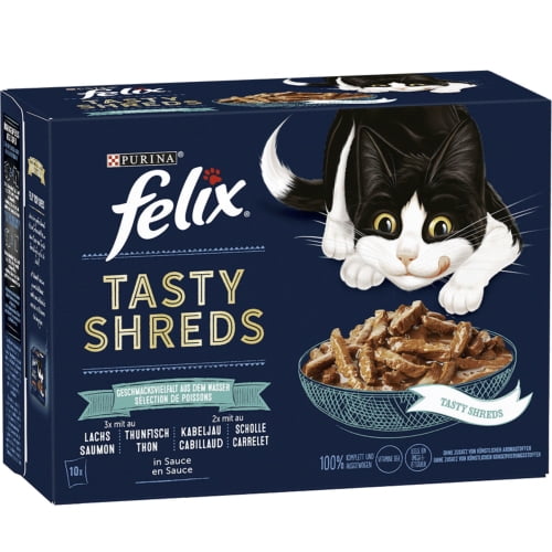 FELIX Tasty Shreds Geschmacksvielfalt aus dem Wasser