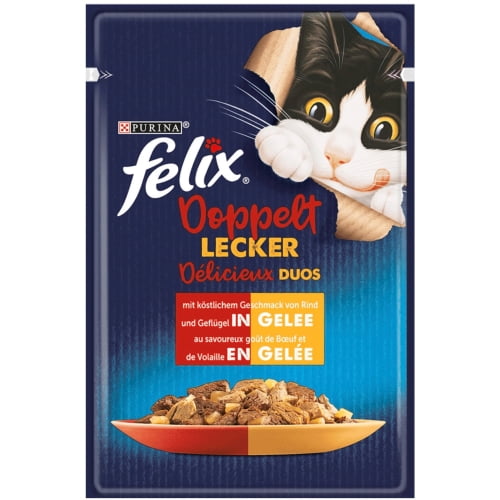 FELIX Doppelt Lecker mit Rind & Geflügel