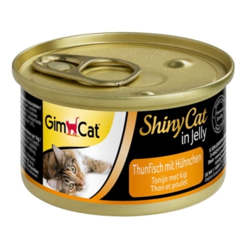 GimCat ShinyCat Thunfisch mit Hühnchen in Jelly