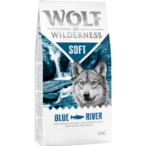 Wolf of Wilderness Soft Blue River