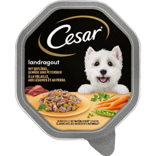 Cesar Landragout Geflügel, Gemüse und Petersilie