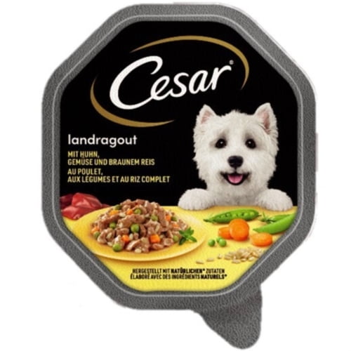 Cesar Landragout mit Huhn, Gemüse und braunem Reis